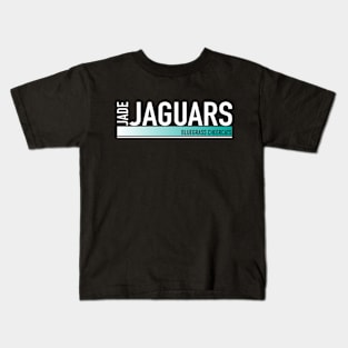 Jade Jaguars - Athletic Design Kids T-Shirt